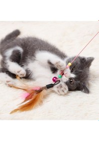 Resim Hediye Bahçesi Kedi Oyun Oltası 90 Cm 