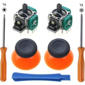 Resim Siyah Turuncu-jcd 3d Analog Joystick Sensörü Modülü Potansiyometre Başparmak Çubuğu Microsoft Xbox One Serisi Sx D 