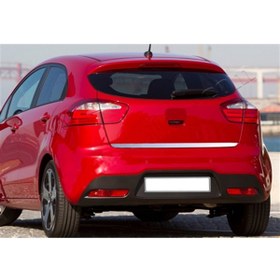 Resim DB Chrome Kia Rio HB Krom Bagaj Alt Çıta 2011-2016 P.Çelik 