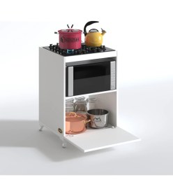 Resim Kenzlife ocak dolabı demi byz 85*60*57 mutfak modül mini fırın ankastre ocak için 