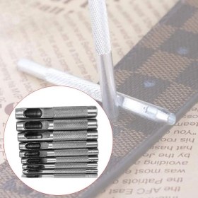 Resim Çubuk Zımba , Delici, Padova. 9 Adet Içi Boş Zımba Seti. 2.5mm'den 10MM'E Kadar 