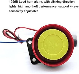 Resim Motosiklet Alarm Uzaktan Kumanda İle Çalıştırma 125Db 