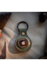Resim clawleather Takip Cihazı Anahtarlık Deri El işçiliği 