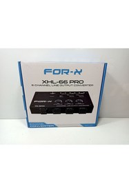Resim For-X 6 Kanal Deck Çevirici – For-x XHL-66PRO 6 Kanal Amfi Dönüştürücü – Teybe Amfi Aparatı 