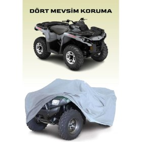 Resim Breen Can-Am Dps 650 Atv Su Geçirmez Brandası -Gri 