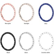 Resim Sones Samsung Galaxy Uyumlu Watch 6 Classic 47mm Akıllı Saat Kadran Koruma Çerçevesi, Zaman Ölçeği İle 