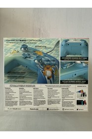 Resim Powera Nintendo switch ve oled uyumlu pokemon desenli kablolu kol ( 3m kablo ) 