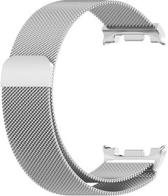 Resim Samsung Galaxy Watch 8 / Watch 8 Classic (40mm/44mm/46mm) Uyumlu Milanese Loop Metal Hasır Kordon - Manyetik Paslanmaz Çelik Bileklik, Unisex Ayarlanabilir Saat Kayışı 