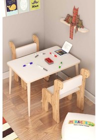 Resim Miracle 3d Çocuk Çalışma Masası Ve Sandalye, Aktivite Masası Atlantik 