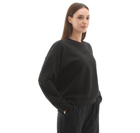 Resim Skechers W Essential Crewneck Kadın Sweatshirt Siyah 