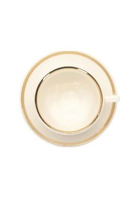 Resim Porland Bedford Altın Yaldız Kahve Fincan Takımı 2 Kişilik 4 Parça Beyaz 