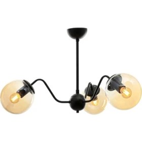 Resim Begüsa Karmen 3lü Si̇yah Bal Glob Camlı Avi̇ze 