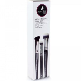 Resim Nascita Pro Kabuki Makyaj Fırça Seti 3'lü 