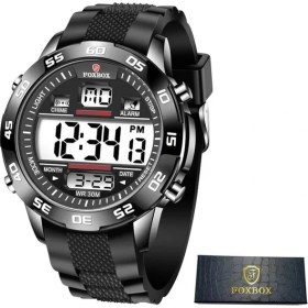 Resim Hanyang Siyah Lıge Moda Tarihi Kuvars Erkek Saatler Top Marka Lüks Erkek Saat Silikon Spor Erkek Kol Saati Hodinky Relogio Masculino (Yurt Dışından) 