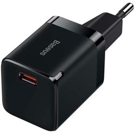 Resim Baseus GaN3 Type-C 30 Watt Hızlı Şarj Aleti Siyah 