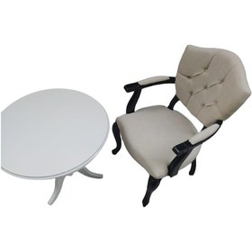 Resim Bengimobilya Sandalye Berjer Model Kayın Aslan Baba Ayak Fiskos Parlak Siyah R (499334003) 