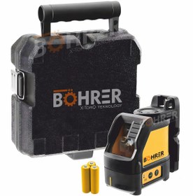 Resim BÖHRER Böhr Çizgi Lazeri Kendinden Tesviyeli Çapraz Çizgi Yeşil Işın Dik Ve Yatay Satır 