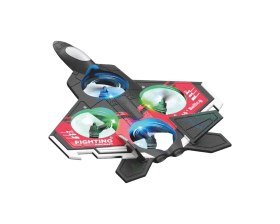 Resim Rivera Tech Rvrthc LED Işıklı Fighter Jet Tasarımlı Drone Uzaktan Kumandalı Akrobatik Oyuncak Uçak 