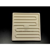 Resim Infrared Seramik Isıtıcı Rezistans Düz 122X122MM 650W 230V Beyaz Renk Sfe Model 