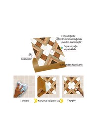 Resim Tink Kendinden Yapışkanlı Ahşap 006 Desenli Pvc Karo 30x30 Cm 