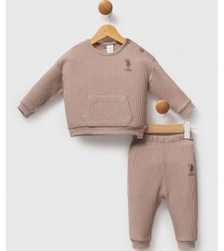 Resim U.S. Polo Assn. U.s. Polo Assn Erkek Bebek Kahverengi Takım 5274-48959 kahverengi 