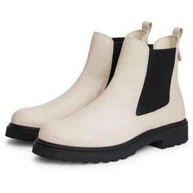 Resim Tommy Hilfiger TH LEATHER CLEATED C, ACI Krem Kadın Bot 