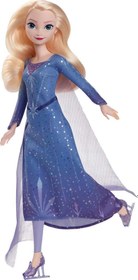 Resim Disney Karlar Ülkesi Buz Pateni Temalı Elsa Bebek JBG53 