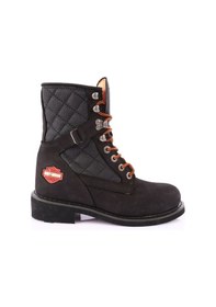 Resim Harley Davidson New Worker Hakiki Deri Kadın Bot 