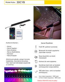 Resim 30 ÇIKIŞ, 1800 FİBER KAPASİTELİ BLUETOOTH+SES+ANİMASYON STARLIGHT 