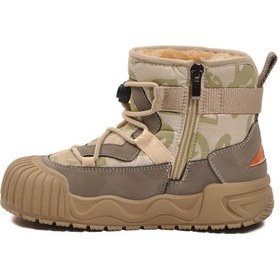 Resim Bej İçi Kürklü Soğuğa Dirençli Kaymaz Taban Erkek Çocuk Bot 22665 F Bej 