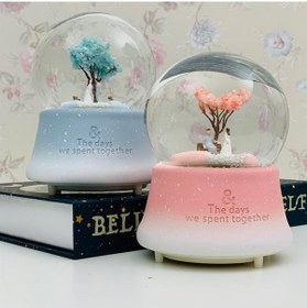 Resim Büro Ev Ofis Hediyesi İçin Tekli Romantik Çiftler Figür Kar Küresi 