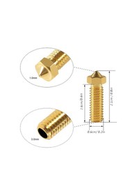 Resim Koodmax 3d Yazıcı Extruder M6 Filament 3.0mm / 1.0mm Baskı Kafası Volkan Nozzle 