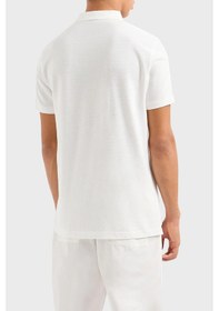 Resim Armani Exchange Erkek Polo Yaka T Shirt 6dzflc Zjm5z 1116 Beyaz Beyaz 