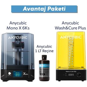 Resim Anycubic Photon Mono X 6Ks SLA 3D Yazıcı Avantaj Paketi 