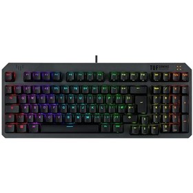 Resim Asus Tuf Gaming K3 Gen Iı Optical Mechanical Rgb Blue Switch Ip57 Kablolu Gaming Klavye 
