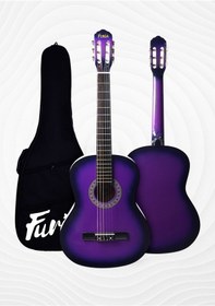 Resim Cg-3902prs Klasik Gitar 4/4 Yetişkin Boy Sap Ayarlı Full Set Mor 