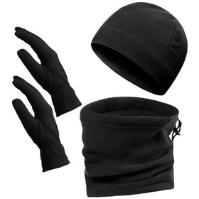 Resim Ritagarcia Unisex Polar Bere Set Siyah Çok Renkli 