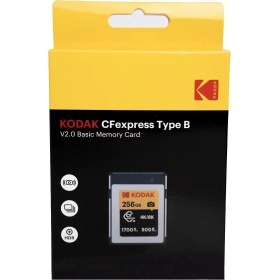 Resim Kodak 256GB Cf Express Type B 2.0 Hafıza Kartı (1700MB/S - 500MB/S) 