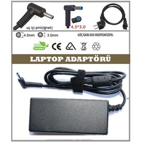 Resim HP Uyumlu Pavilion 15-N012St Adaptör, Şarj Aleti, 19.5V 3.33A 65W Pin 