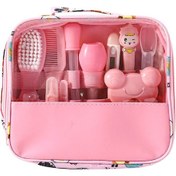 Resim Dianziye 13 Parça Bebek Bakım Seti - Silikon+abs Malzeme, Termometre Ve Tırnak Bakıcısı İle Ev Ve Seyahat İçin Transparent Çanta İle Organizasyon 