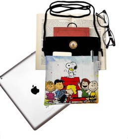 Resim Smyrna Askılı Kitap / Tablet / Ebook Çantası – Kılıfı ( Snoopy ) 