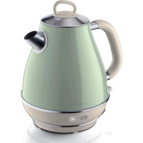 Resim Yeşil Vintage 1.7l Kettle ve Iki Hazneli Ekmek Kızartma Makinesi 