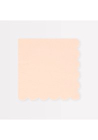 Resim Meri Meri - Ballet Slipper Pink Large Napkins - Bale Point Pembe Peçeteler X16 