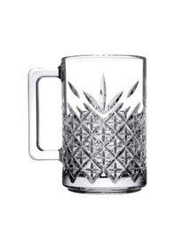 Resim River World Kristal Kulplu 6'lı Meşrubat Bardağı Çok Renkli 