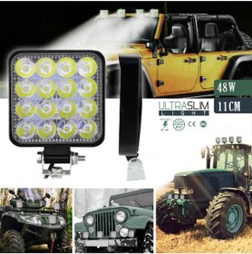 Resim Scania Truck Uyumlu 16 Led Off Road Çalışma Ve Sis Lambası 48w 12-24v 