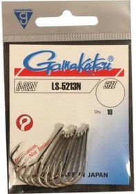 Resim Gamakatsu Ls-5213n No:6/0 Nikel Olta İğnesi 10adt 