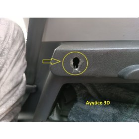 Resim Ayyüce 3d, Hyundai Getz Bagaj Pandizot Tamir Ayakları, 2x, Siyah 