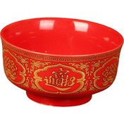 Resim Suntek Porselen Haraç Kase Buda Kelime-ile-kırmızı 