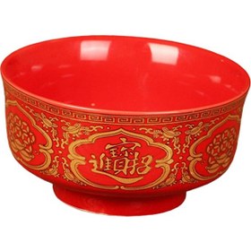 Resim Suntek Porselen Haraç Kase Buda Kelime-ile-kırmızı 