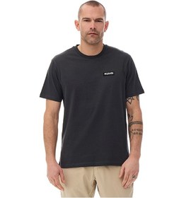 Resim Columbia Repeated Peaks Erkek Gri Outdoor T-shirt Cs0477-013 